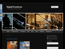 Tablet Screenshot of digitaltrombone.com